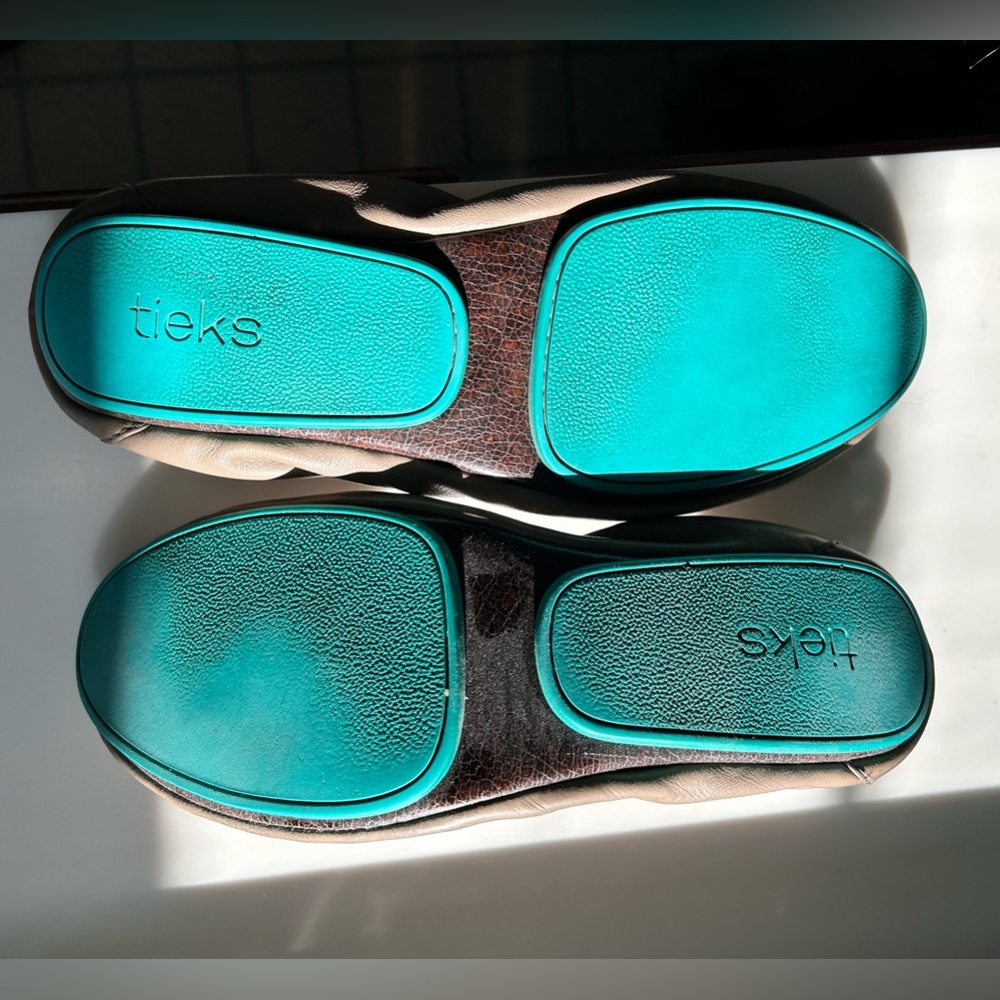 Tieks, Size 10. Color Taupe - image 2